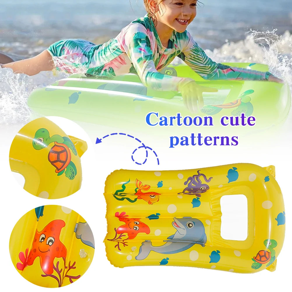 Kids Inflatable Surfboard Swimming Floating Mat Surfboard Pool Toy Children Bodyboards for Surfing Swimming Pool Water Sports