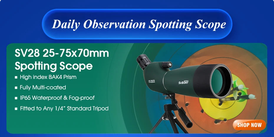 Svbony Telescope SV49 Monocular Powerful Professional Monoculars Waterproof Camping Equipment for Travel And Hunting