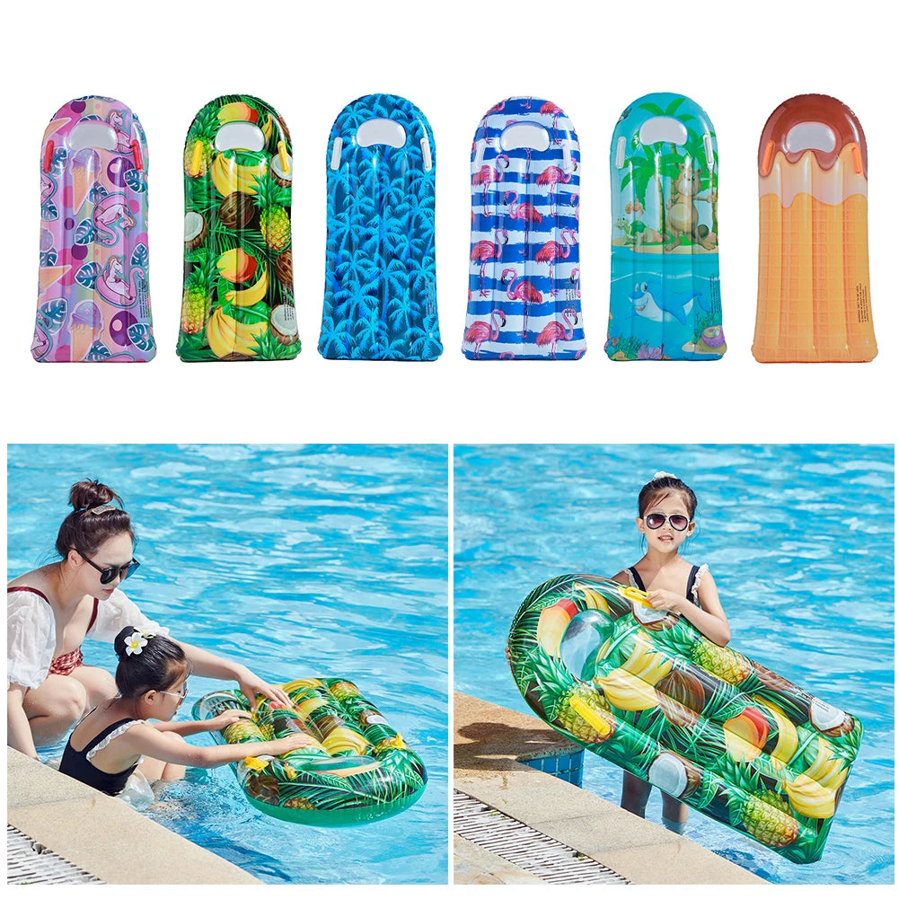 Kids Inflatable Surfboard Swimming Floating Mat Surfboard Pool Toy Children Bodyboards for Surfing Swimming Pool Water Sports