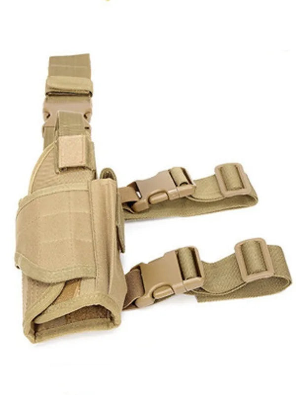 Multi-Function Leg Panel - MOLLE-Compatible Utility Pouch for Outdoor Gear Organization & Quick Access