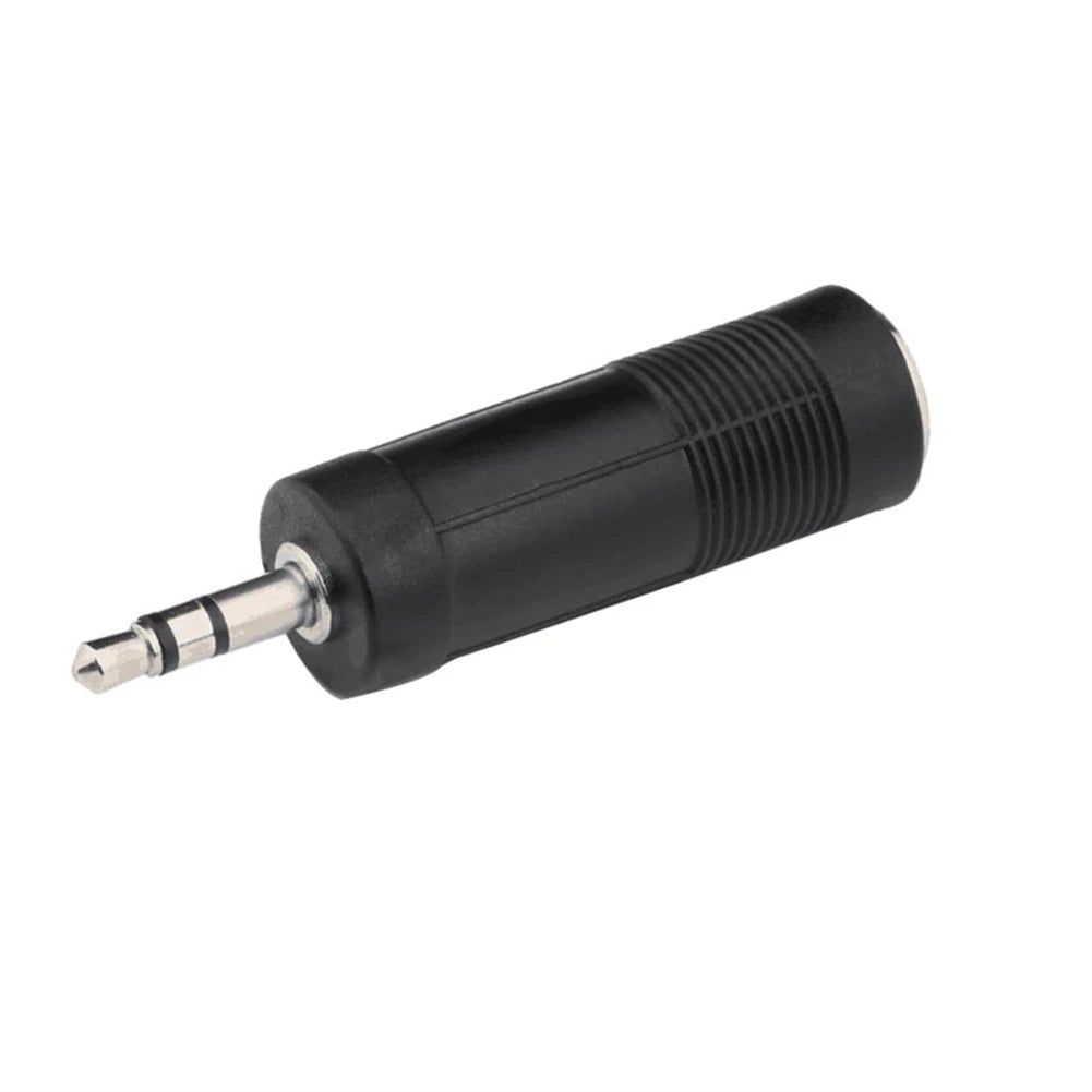 3.5mm Female To 6.35mm Male Stereo Headphone Audio Adaptor Microphone Connector For Pro Audio Applications