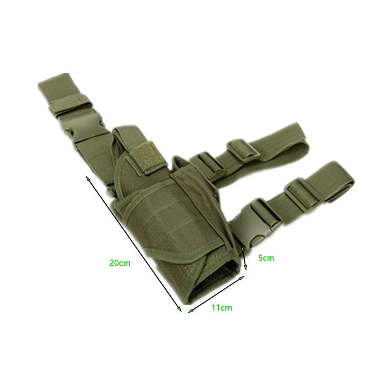 Multi-Function Leg Panel - MOLLE-Compatible Utility Pouch for Outdoor Gear Organization & Quick Access