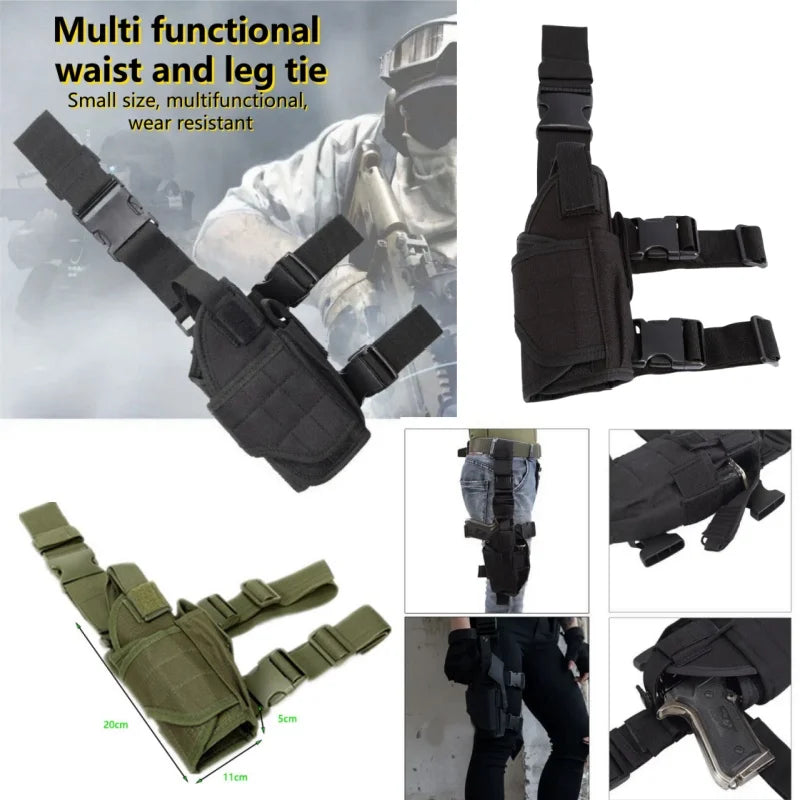 Multi-Function Leg Panel - MOLLE-Compatible Utility Pouch for Outdoor Gear Organization & Quick Access
