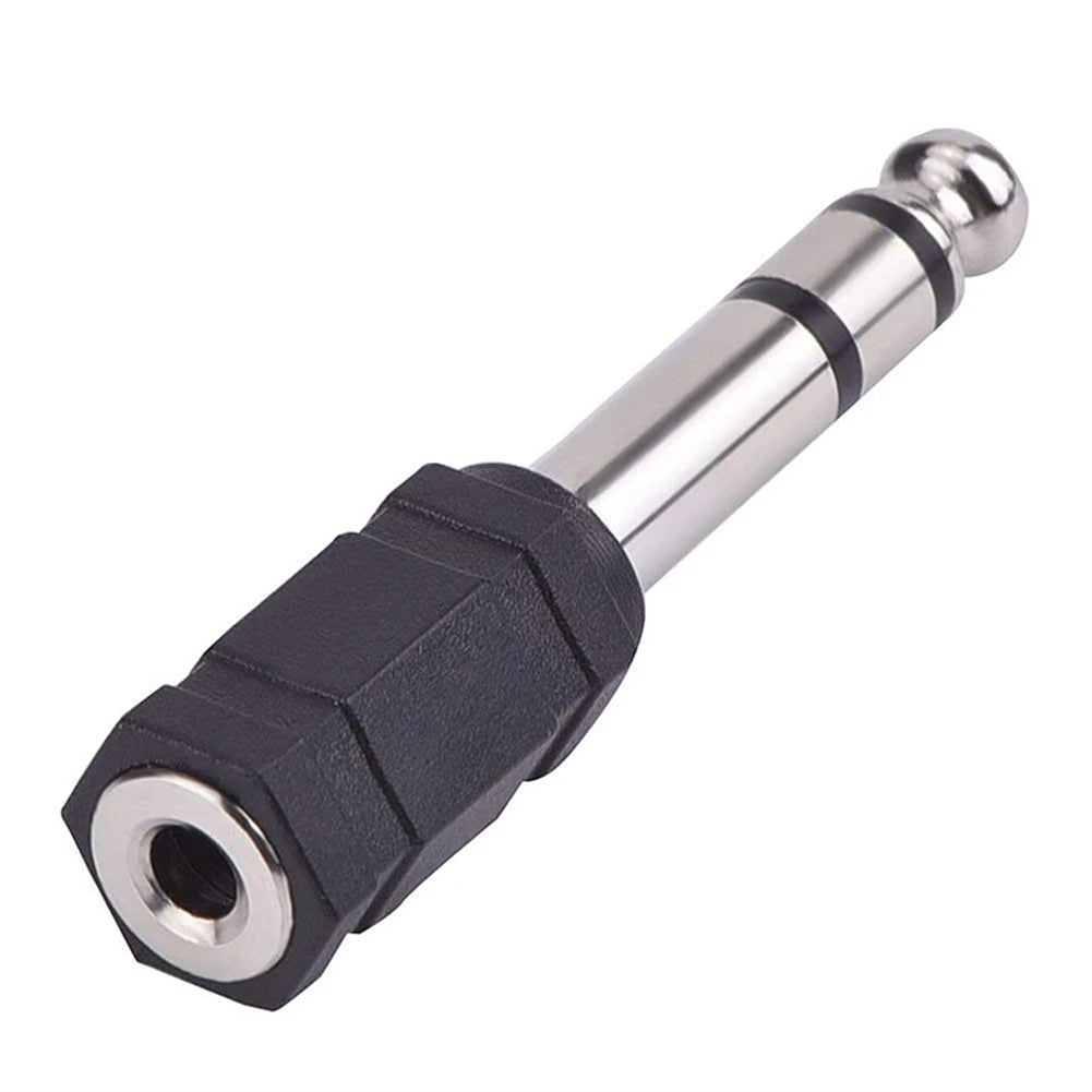 3.5mm Female To 6.35mm Male Stereo Headphone Audio Adaptor Microphone Connector For Pro Audio Applications
