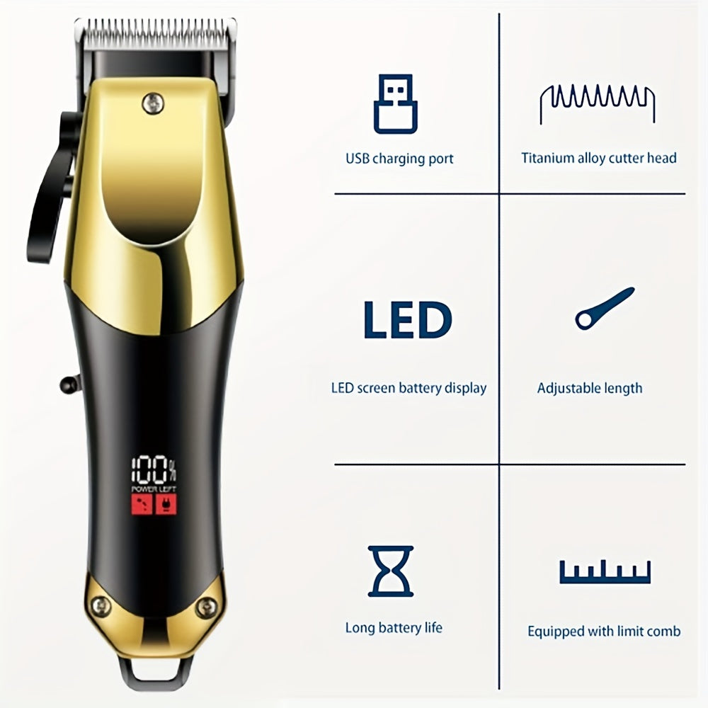 3pcs Men's Electric Hair Clippers Kit-2
