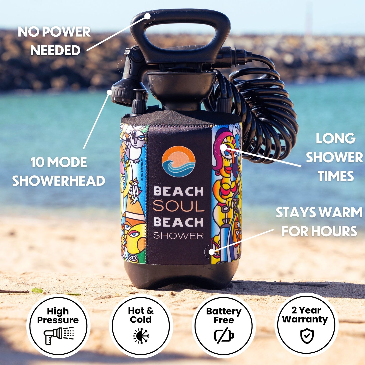Portable Shower Livin' the Dream 5L-3