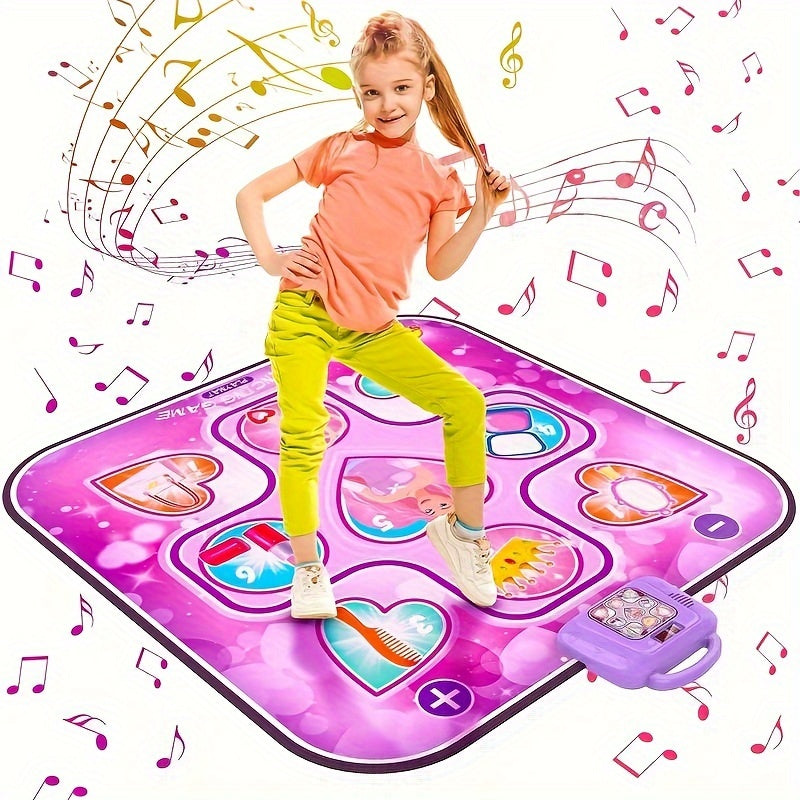 Kids LED Musical Dance Mat with 6 Game Modes-2