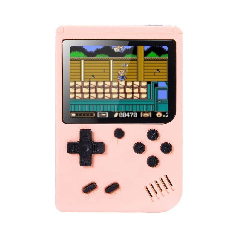 Retro Mini Handheld Game Console(Pink)-0