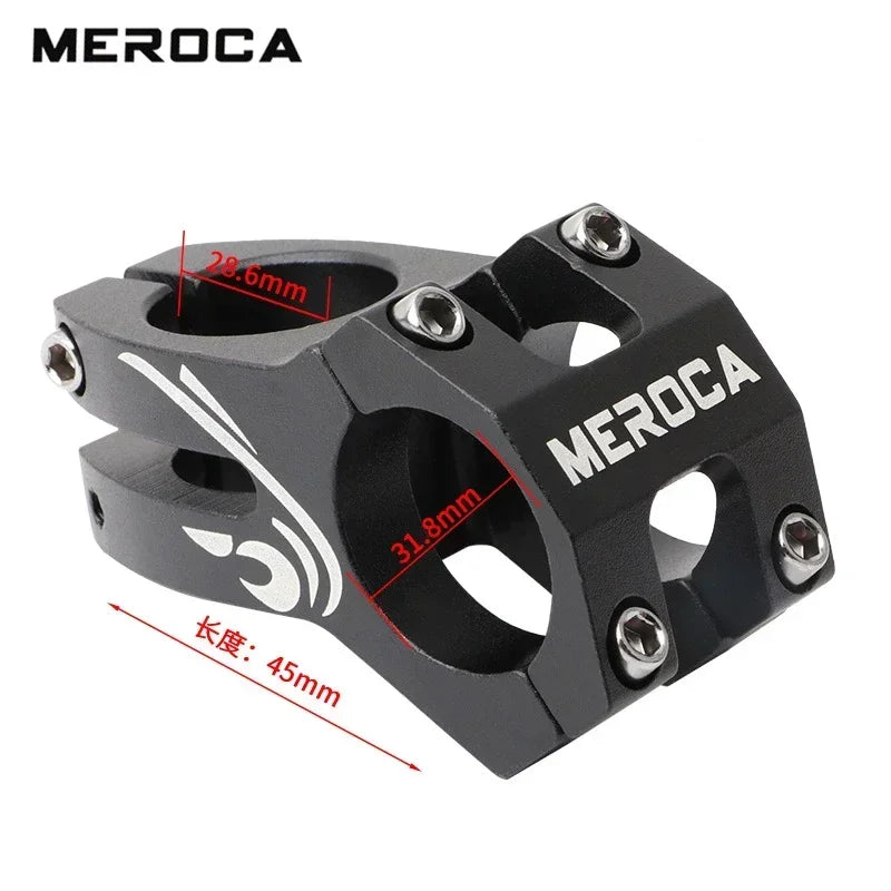 OUO MTB Adjustable Stem MTB Power Bike Table 90-180 Degree Bicycle Handlebar Extender 25.4/31.8mm Down Stem Extension Dual Lock