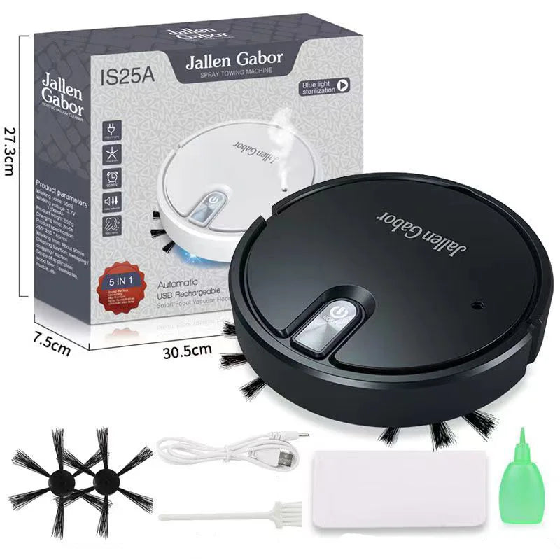 5-in-1 Wireless Smart Robot Vacuum Cleaner Multifunctional Super Quiet Vacuuming Mopping Humidifying For Home Use Home Appliance