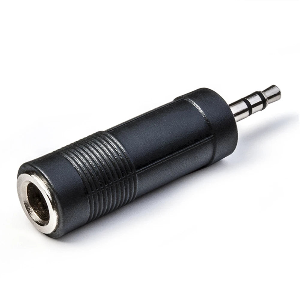 3.5mm Female To 6.35mm Male Stereo Headphone Audio Adaptor Microphone Connector For Pro Audio Applications