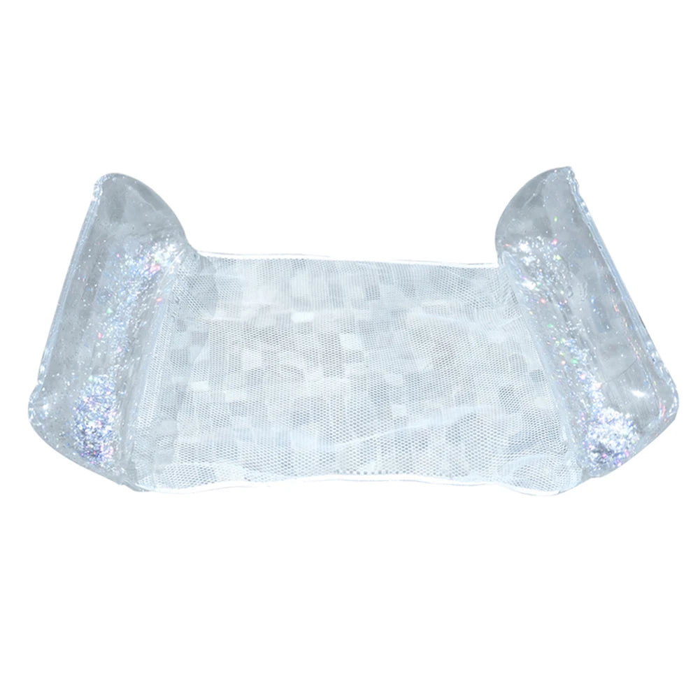 PVC Water Hammock Recliner Inflatable Floating Swimming Mattress Sea Swimming Ring Pool Party Toy Lounge Bed For Swimming