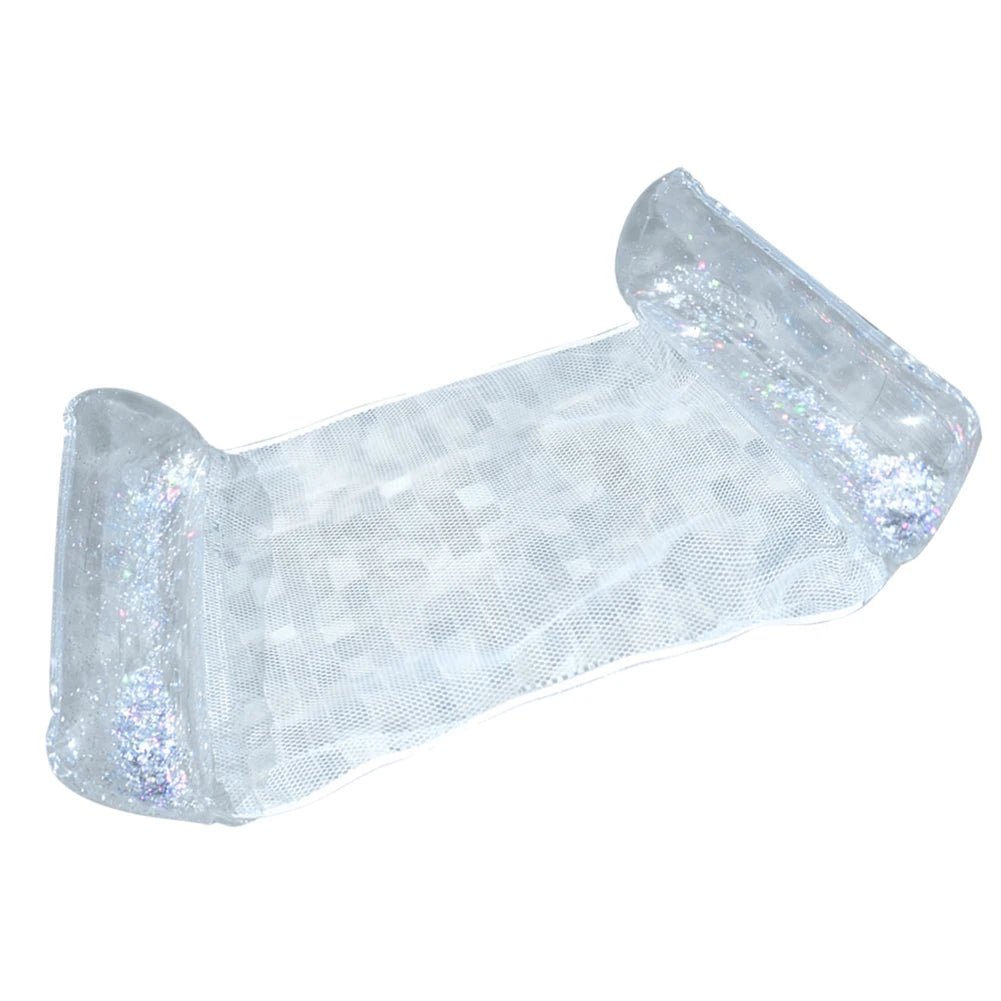 PVC Water Hammock Recliner Inflatable Floating Swimming Mattress Sea Swimming Ring Pool Party Toy Lounge Bed For Swimming