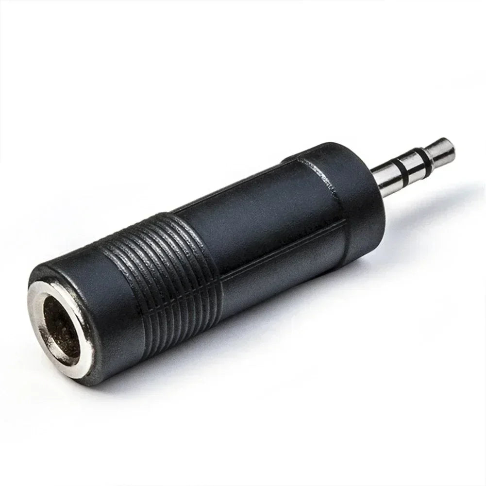 3.5mm Female To 6.35mm Male Stereo Headphone Audio Adaptor Microphone Connector For Pro Audio Applications