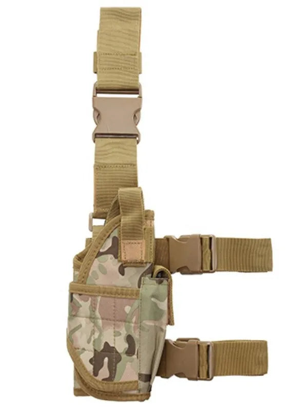 Multi-Function Leg Panel - MOLLE-Compatible Utility Pouch for Outdoor Gear Organization & Quick Access