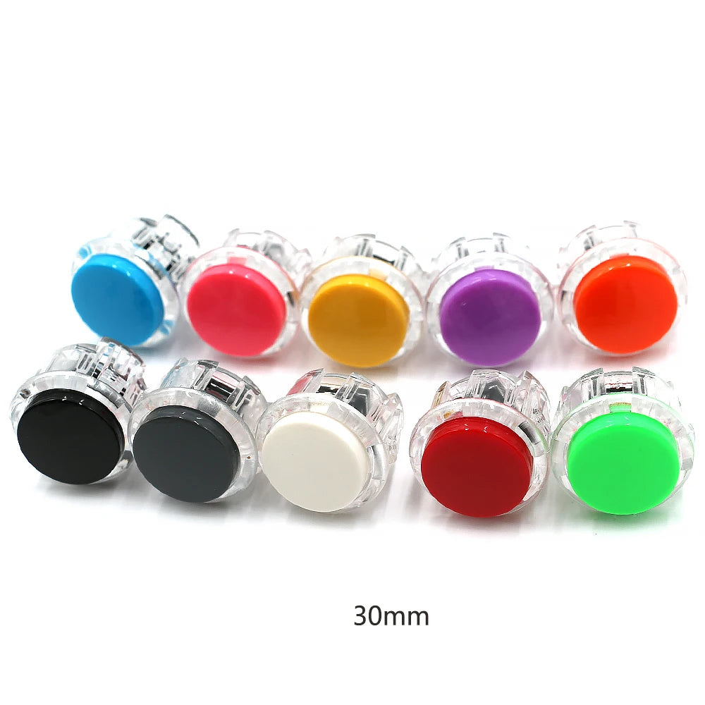 Arcade Game Diy Joystick Clear Push Button Zero Delay Usb Board Controller For PC Raspberry Pi Mame Neo Geo Copy SANWA Kit