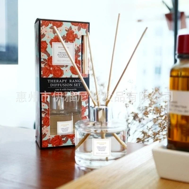 Home Fire-Free Aromatherapy Air Freshener Fragrance Bedroom Bathroom Essential Oil Incense Sticks Decoration Reed Diffuser