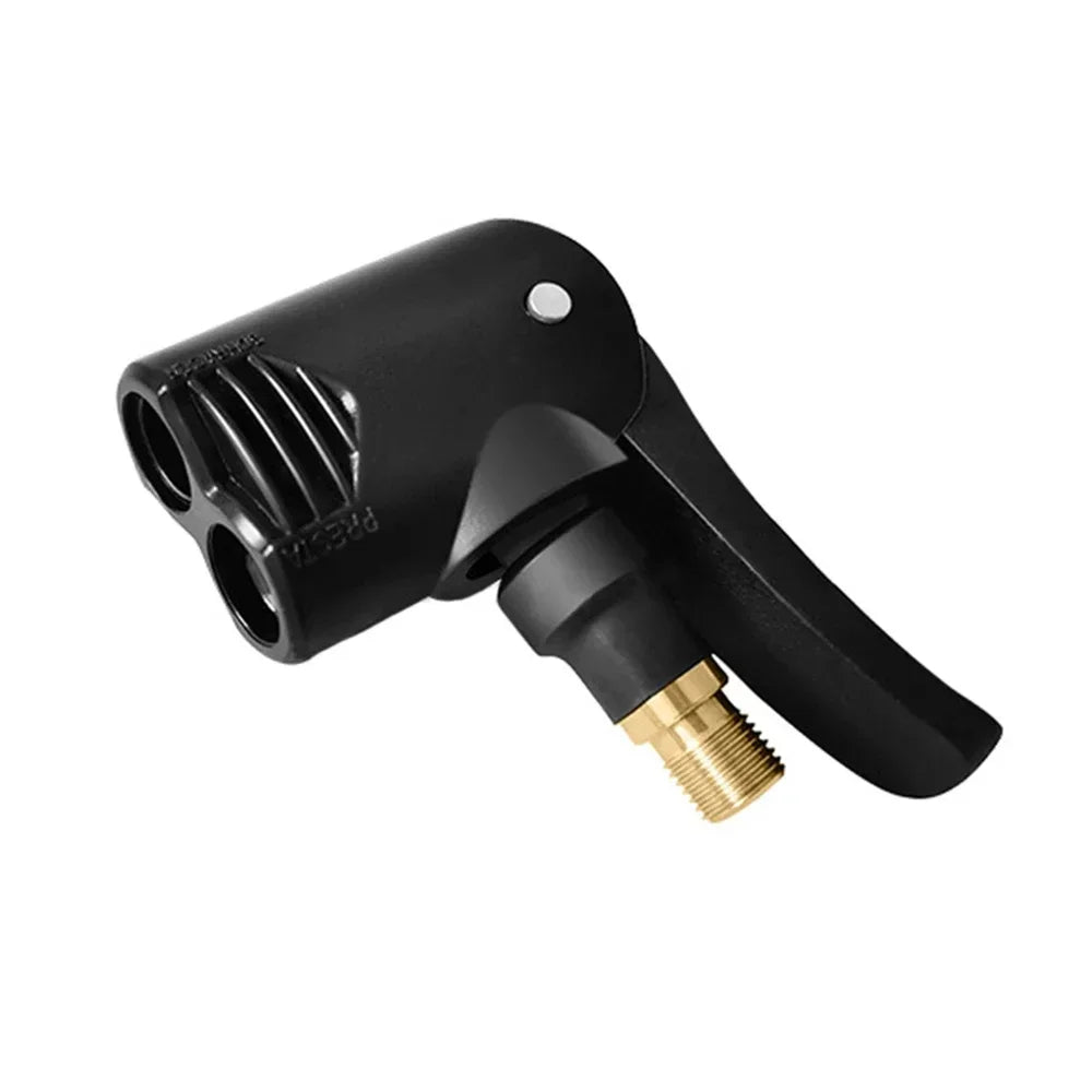 Bicycle air nozzle Brass Portable Inflatable Pump Bike Tire Air Chuck Pump Valve Connector Adapter Bicycle Tyre Wheel Valve part