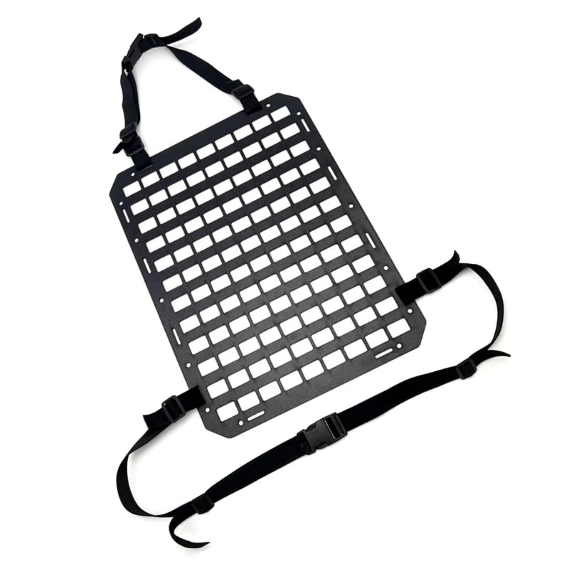 Tactically Car Back Organizers Rigid Molles Panel for Vehicles Truck Mount Rack Panel Tactically Gear Plate Durable