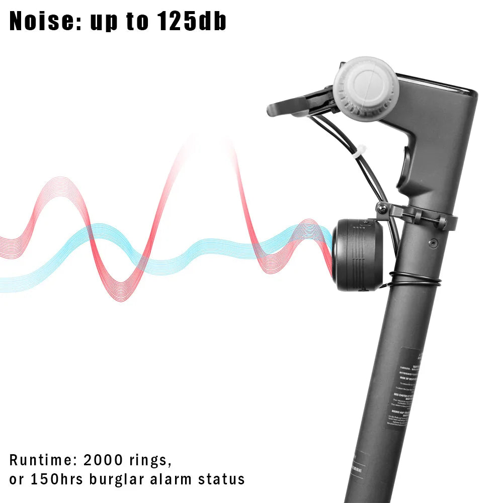 Anti-theft Horn Electric Bell With Alarm Waterproof USB Rechargeable E- Scooter for Dualtron Victor Thunder2 Storm Achilleus