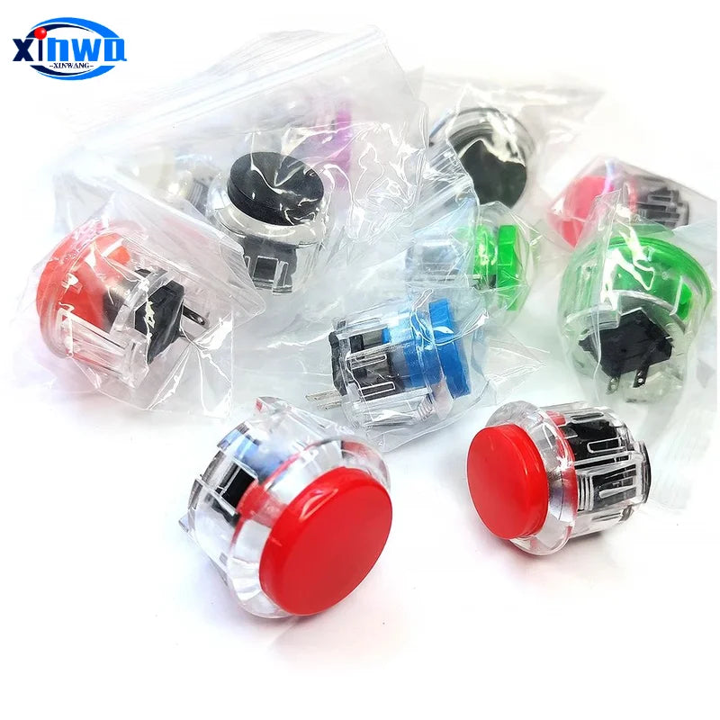 Arcade Game Diy Joystick Clear Push Button Zero Delay Usb Board Controller For PC Raspberry Pi Mame Neo Geo Copy SANWA Kit