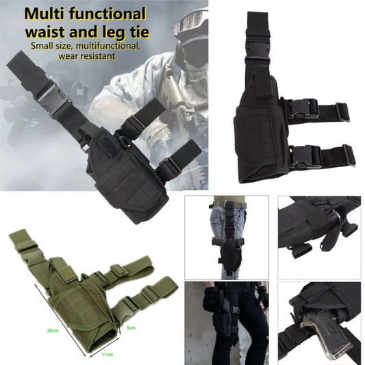 Multi-Function Leg Panel - MOLLE-Compatible Utility Pouch for Outdoor Gear Organization & Quick Access