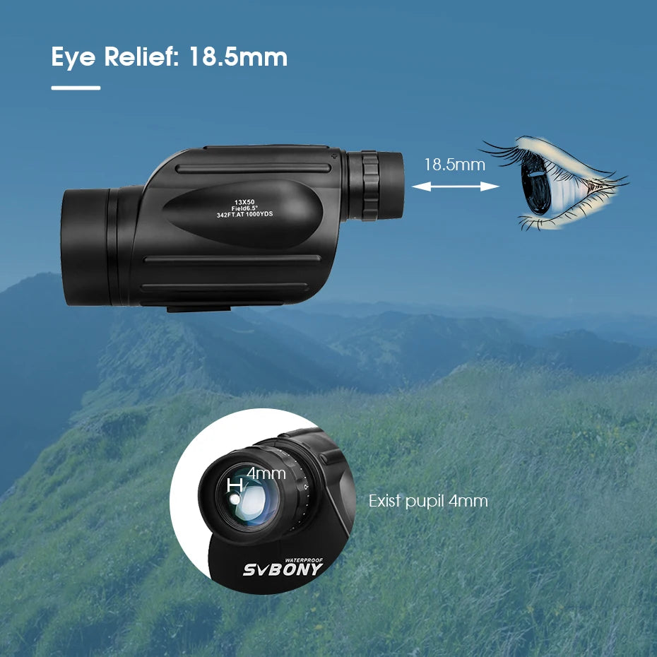 Svbony Telescope SV49 Monocular Powerful Professional Monoculars Waterproof Camping Equipment for Travel And Hunting