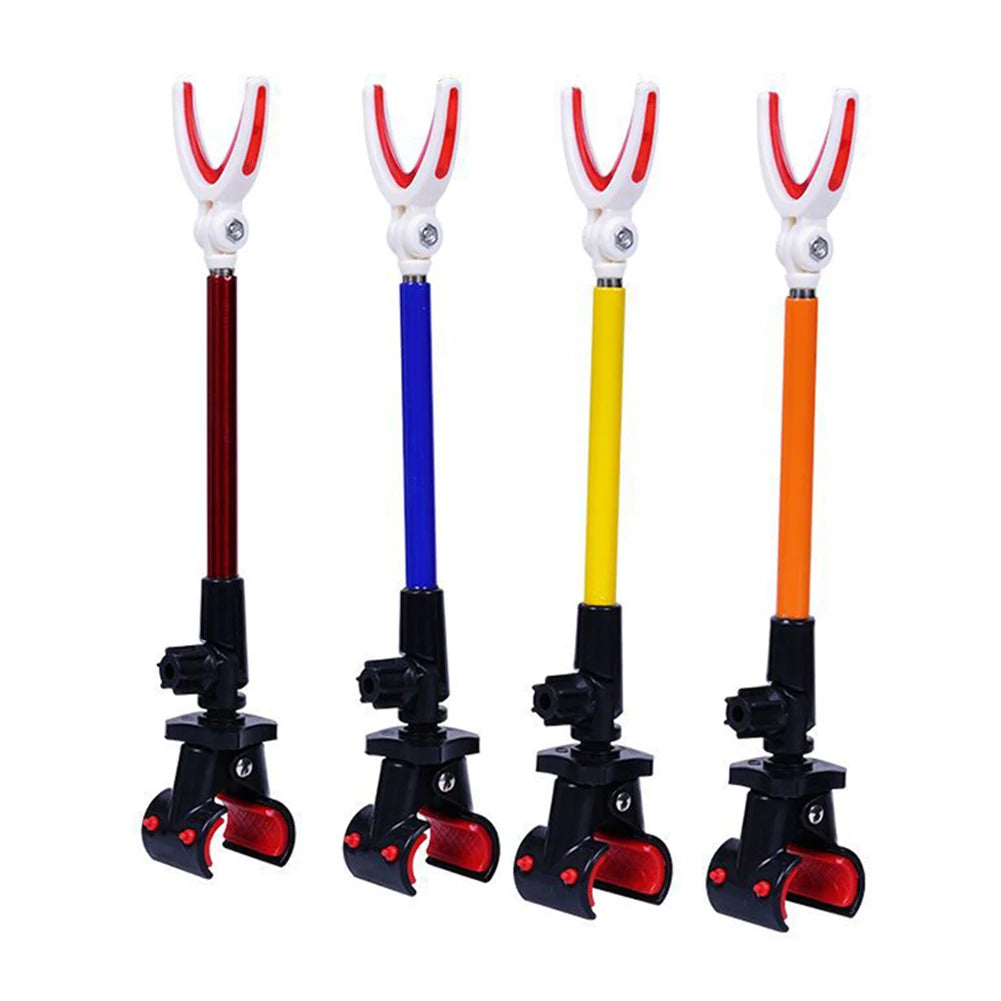 Telescopic Fishing Bracket Rod Holder Fishing Rod Holder Gear Tools Adjustable Wear-resistant Color Fishing Pole Support Stand