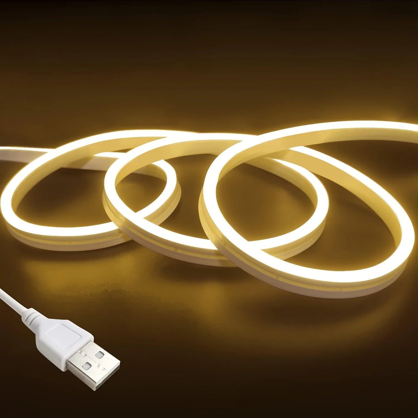 Neon LED Light Strip Smart Touch Sensor Switch Dimmable Neon Sign Flexible Led Ribbon Waterproof Rope Tube Lamp Backlight Decor