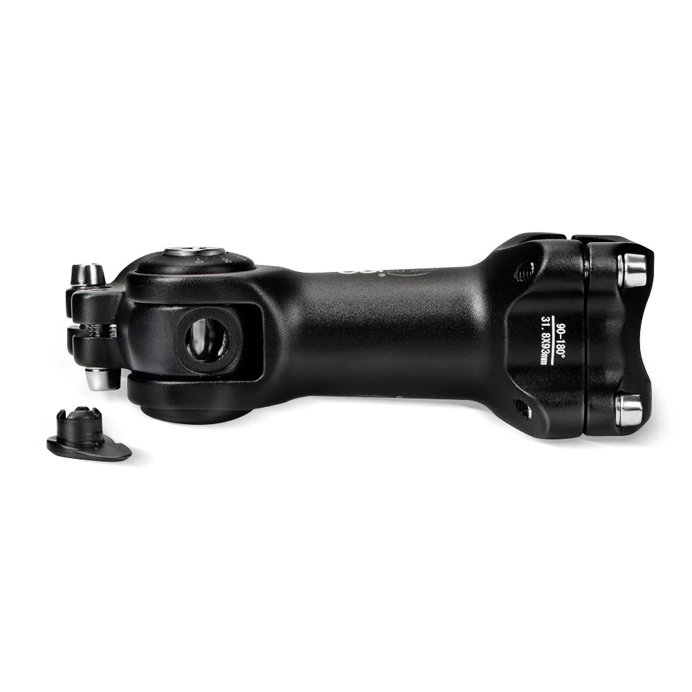 OUO MTB Adjustable Stem MTB Power Bike Table 90-180 Degree Bicycle Handlebar Extender 25.4/31.8mm Down Stem Extension Dual Lock