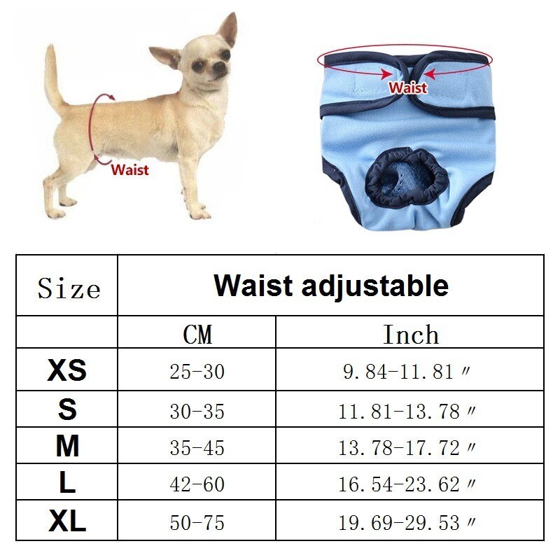 Washable Dog Physiological Pants Diaper Sanitary