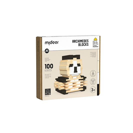 Archimedes Blocks 100pcs Black & White-0