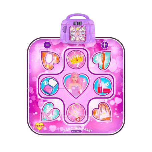 Kids LED Musical Dance Mat with 6 Game Modes-0